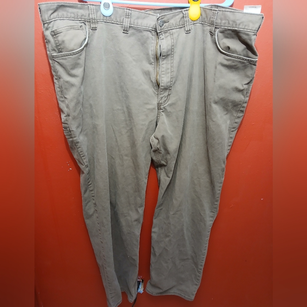 Men's Grey Carhartt Relaxed Fit Work Pants